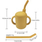 Baby Solid Color Silicone Water Cup - Yellow - Infants planet