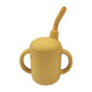 Baby Solid Color Silicone Water Cup - Yellow - Infants planet