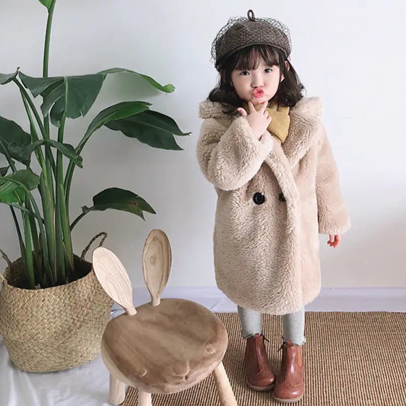 Big Kids Fur Coat In Autumn And Winter Coat - Infants planet