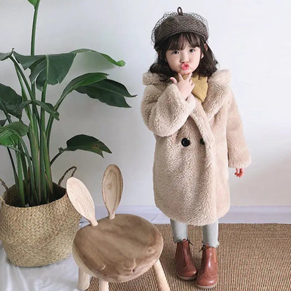 Big Kids Fur Coat In Autumn And Winter Coat - Infants planet