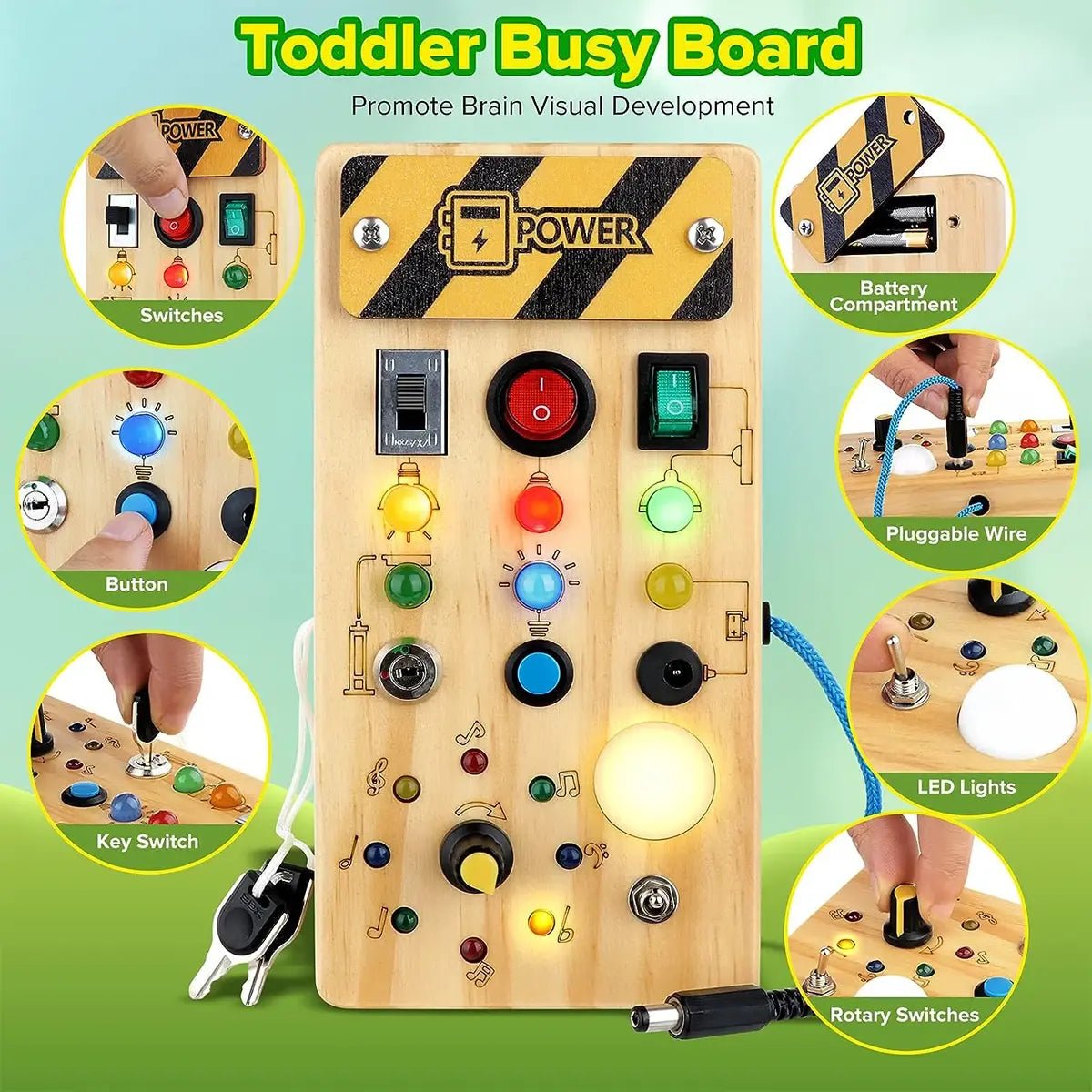 Busy Board Sensory Toy - Infants planet