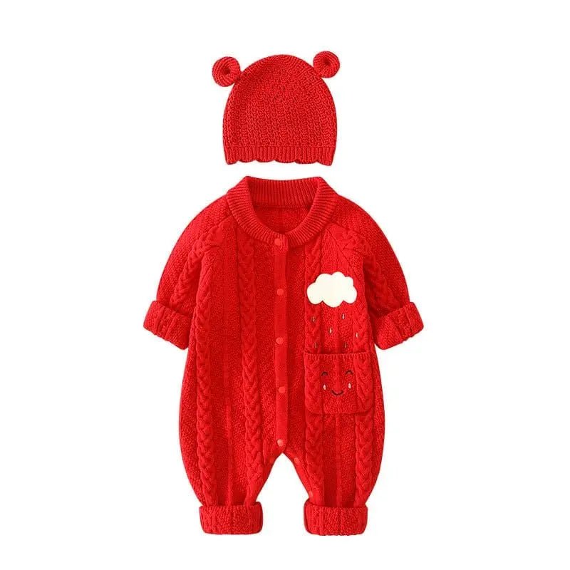 CharmBaby Knit Romper - Infants planet