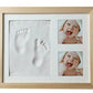 Cherished Moments: Baby Hand & Footprint Kit with Solid Wooden Frame - A Timeless Growth Memory Gift! - Infants planet