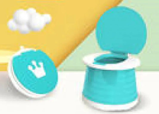 Children's Folding Toilet Toilet Baby Portable - Green - Infants planet