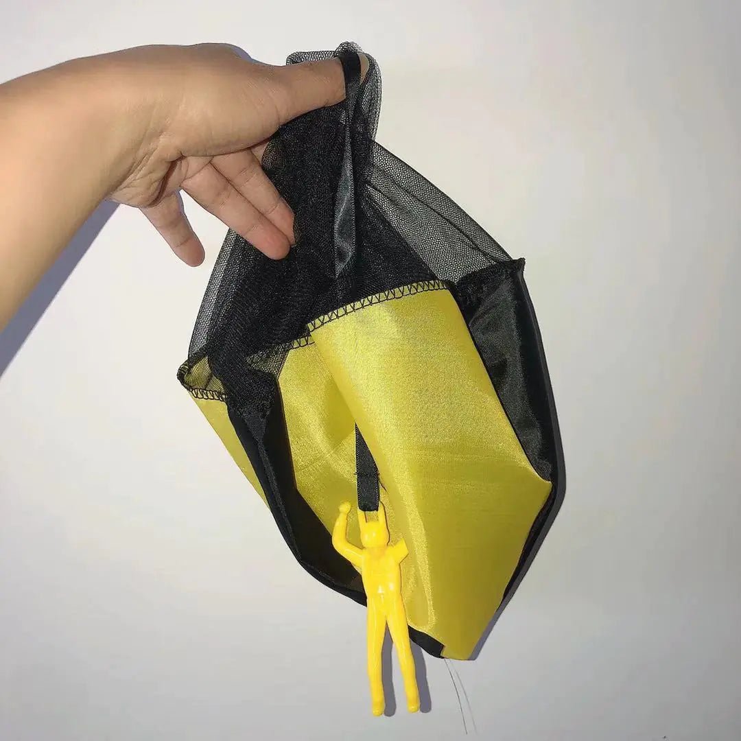 Children's Hand - Powered Parachute Toy for Outdoor Fun - Yellow - Infants planet