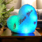 Colorful Luminous Star Pillow - Blue heart - Infants planet