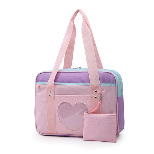 Creative Travel Tote Bag - JK Uniform Shoulder Bag - off white - Infants planet