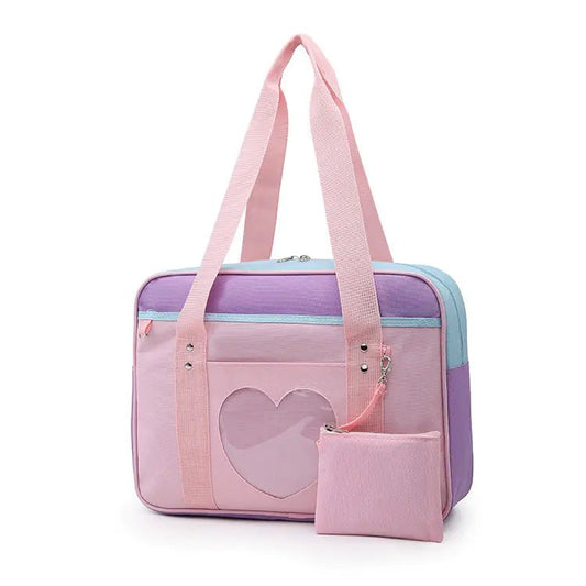 Creative Travel Tote Bag - JK Uniform Shoulder Bag - off white - Infants planet