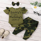 Cute 3PCS Set Newborn Baby Boy Clothes - Infants planet