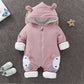 Cute Baby Bodysuit Warm Cotton Romper - Infants planet