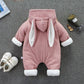 Cute Baby Bodysuit Warm Cotton Romper - Infants planet