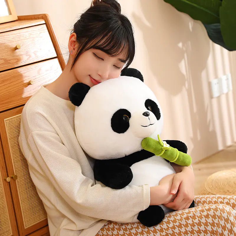 Cute Bamboo Tube Panda Plush Toy - Infants planet