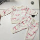 Cute Butterfly Print Baby Sweater and Pants Set - Infants planet