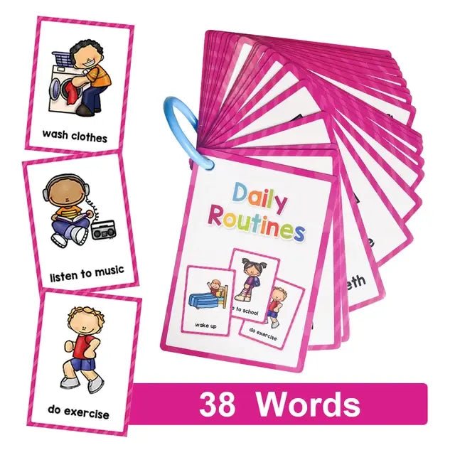 English Words Learning Flashcards - Infants planet