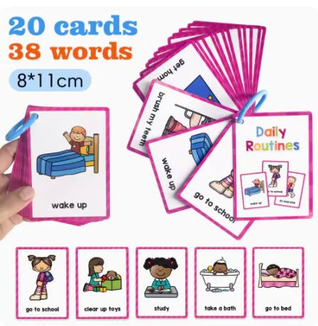 English Words Learning Flashcards - Infants planet