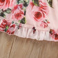 Flower Puff Sleeves Dress For Baby - Infants planet