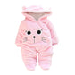 LZH Baby Winter Overall Long Sleeve Infant Clothing - Infants planet