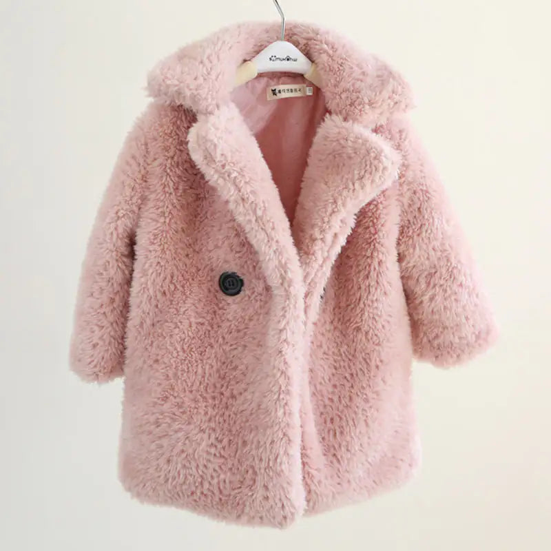 Big Kids Fur Coat In Autumn And Winter Coat - Infants planet