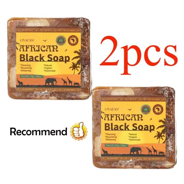 Handmade African Black Soap Duo - Infants planet