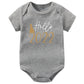 Hello 2022 Newborn Baby Bodysuit Romper - Infants planet