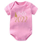 Hello 2022 Newborn Baby Bodysuit Romper - Infants planet