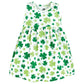 Hudson Baby Baby Girls' Cotton Dress and Cardigan Set 5T Shamrocks - Infants planet