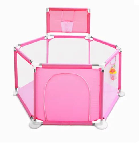 IMBABY Baby Playpen – Safety Barrier with Balls Pool, Basketball & Football for Kids - Infants planet