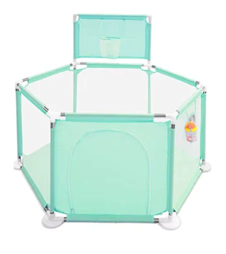 IMBABY Baby Playpen – Safety Barrier with Balls Pool, Basketball & Football for Kids - Infants planet