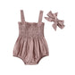 Infant Baby Girls Summer Elastic Jumpsuit Rompers - Infants planet