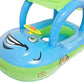 Inflatable Kids Swim Float with Car Canopy - Light blue - Infants planet