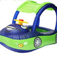 Inflatable Kids Swim Float with Car Canopy - Navy blue - Infants planet