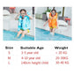 Inflatable Life Vest Baby Swimming Jacket - Infants planet