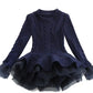 Kids Winter Knitted Chiffon