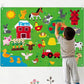 Kids' 3D Felt Creation Kit – Interactive Learning - Farm Felt - Infants planet