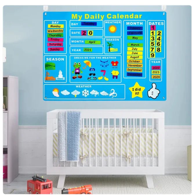 Kids' 3D Felt Creation Kit – Interactive Learning - Four Seasons Calendar - Infants planet