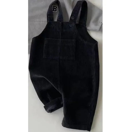 Kids' Colorful Corduroy Suspenders - Navy - Infants planet