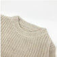 Kids' Cotton Long Sleeve Pullover Sweater - Vanilla - Infants planet