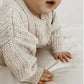 Kids' Cotton Long Sleeve Pullover Sweater - Pink - Infants planet