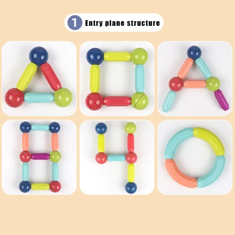 Kids Magnetic Constructor Blocks Stick - Infants planet