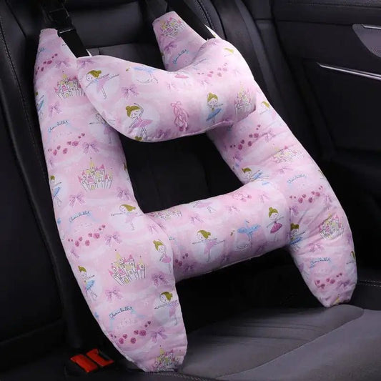 Kids Travel Pillow - Blue Dinosaur - Infants planet
