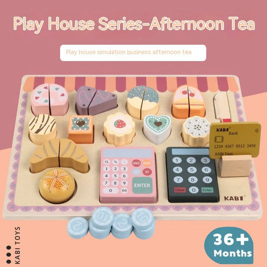 Kids Wooden Tea Party Playset - Afternoon Tea - Infants planet