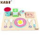Kids Wooden Tea Party Playset - Breakfast Group - Infants planet