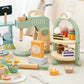 Kids Wooden Tea Party Playset - Kitchen Play House - Infants planet