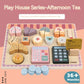 Kids Wooden Tea Party Playset - Kitchen Play House - Infants planet