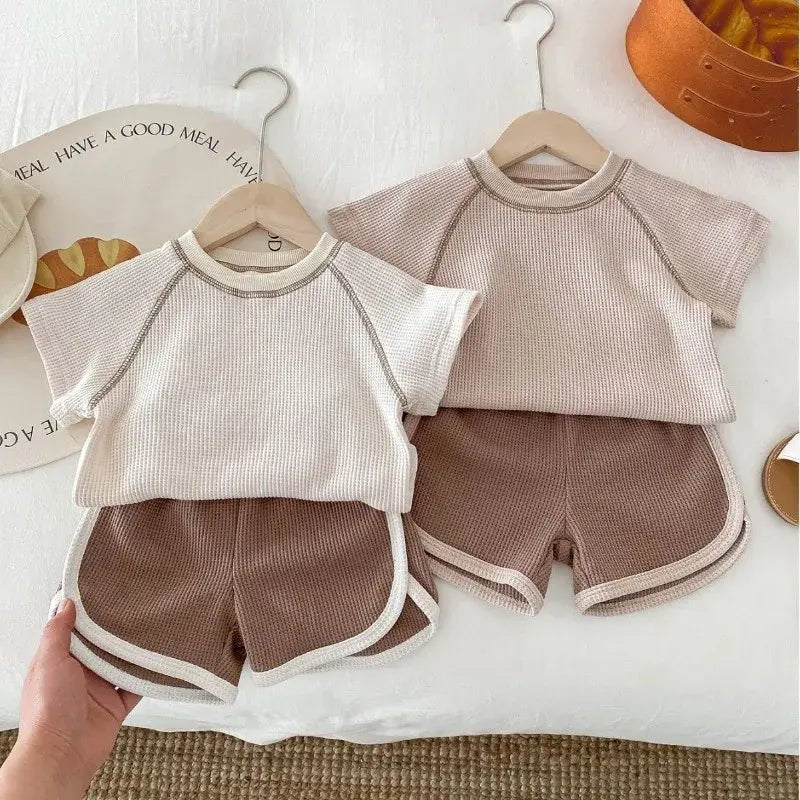 Korean Toddler Baby Pure Cotton Clothes - Infants planet