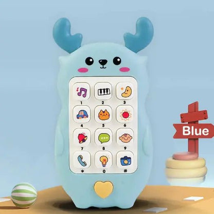Light Music Phone Toy - Blue - Infants planet
