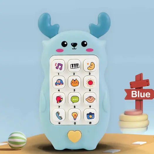 Light Music Phone Toy - Blue - Infants planet
