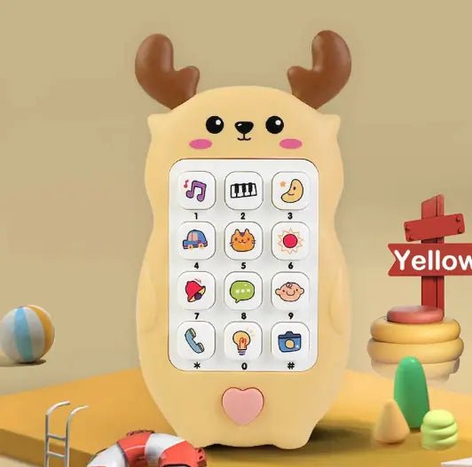 Light Music Phone Toy - Yellow - Infants planet