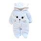 LZH Baby Winter Overall Long Sleeve Infant Clothing - Infants planet