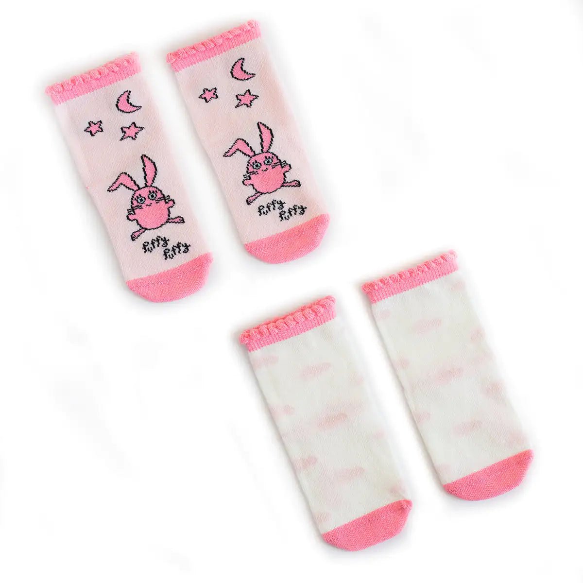 Milk&Moo Buzzy Bee and Chancin 4 Piece Baby Sock Set - Infants planet